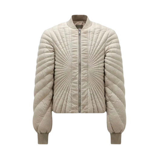 Moncler x Rick Owens Radiance Flight Down Bomber Jacket Beige - 23FW