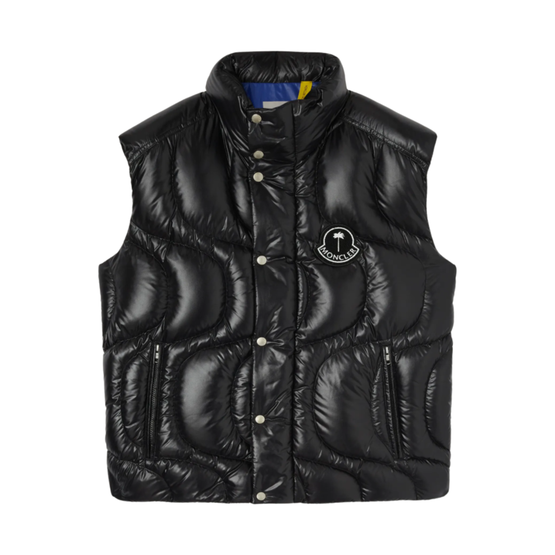 몽클레르 x 팜 엔젤스 그웨니스 패딩 베스트 블랙 - 24FW(Moncler x Palm Angels Gwenyth Padded Vest Black - 24FW)