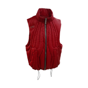 Thug Club Cave Down Vest Red