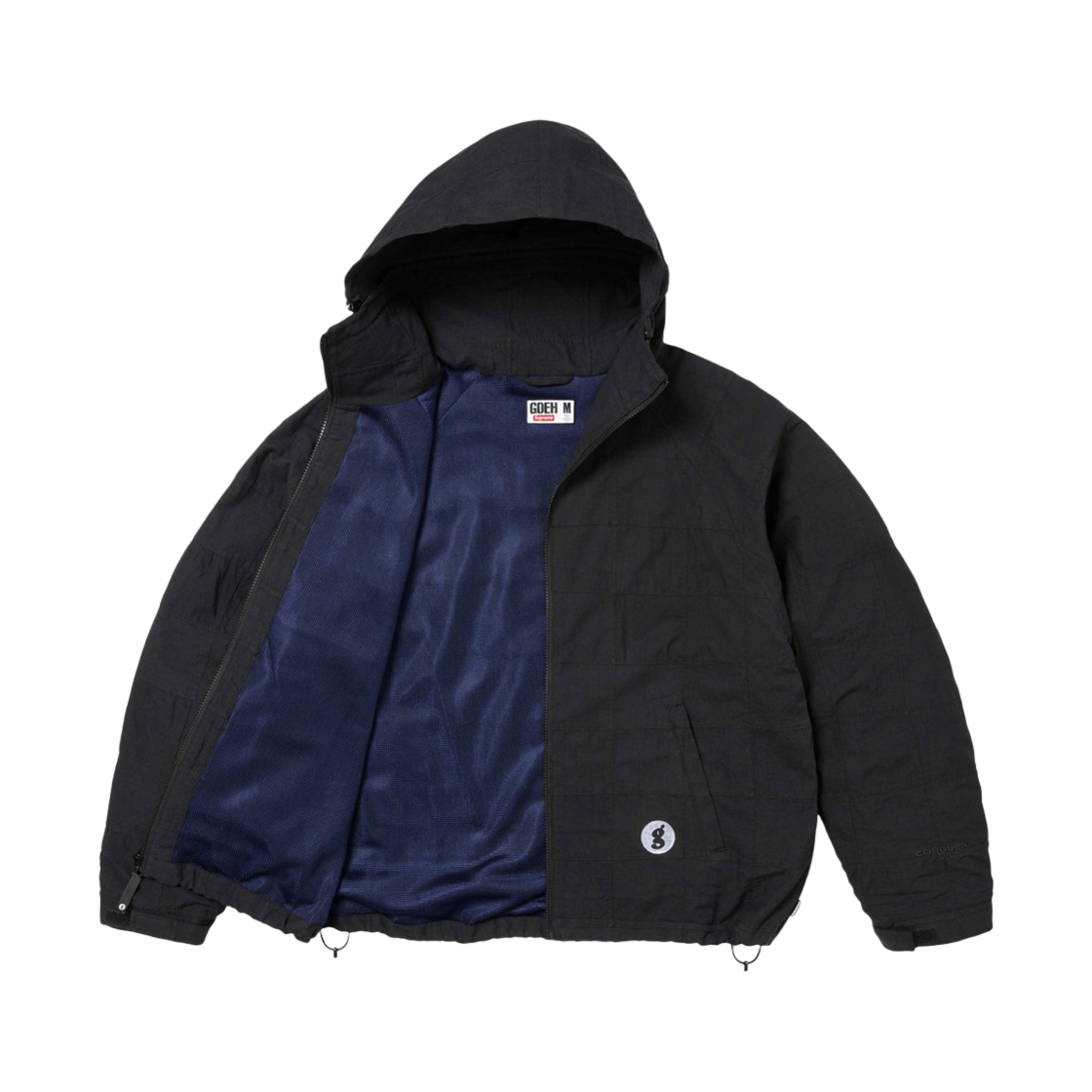 슈프림 x 굿이너프 패치워크 마드라스 후드 자켓 블랙 - 25SS(Supreme x GOODENOUGH Patchwork Madras Hooded Jacket Black - 25SS) - 2