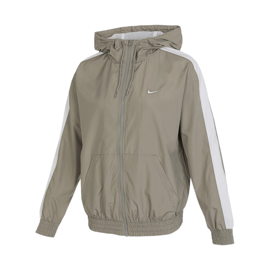 FV6299-320 (W) Nike NSW Classic Woven Loose UV Hooded Jacket Light Army - Asia