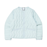 (W) Eider Wavy Slim Down Jacket Ice Blue