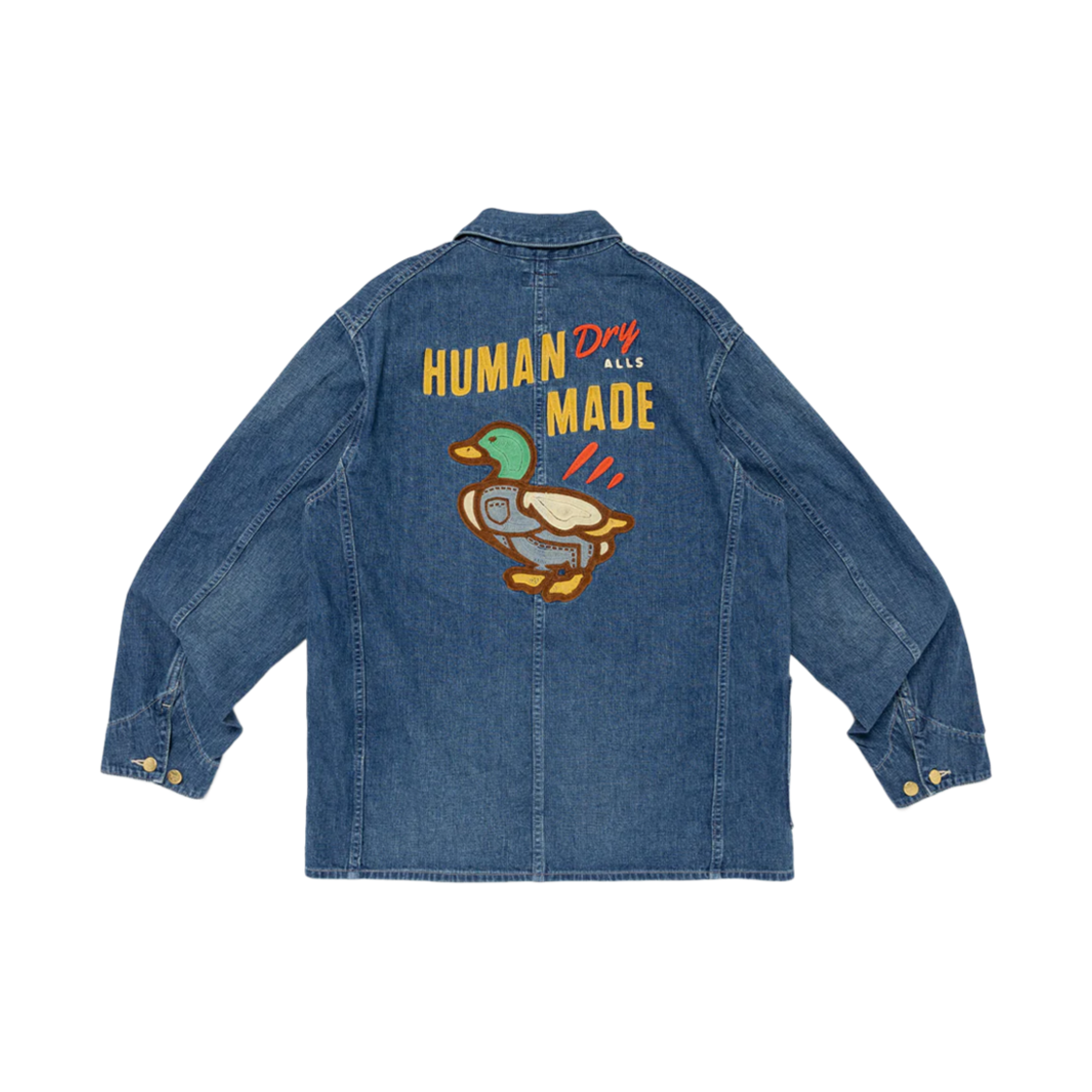 휴먼 메이드 데님 커버올 퓨처 인디고