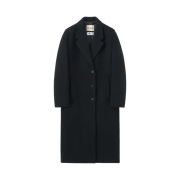 (W) Insilence Classic Maxi Coat Black