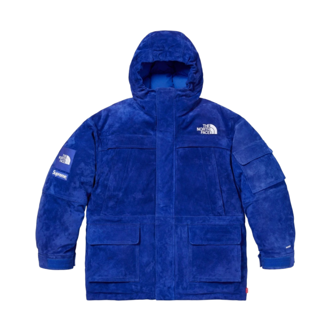 슈프림 x 노스페이스 스웨이드 600-필 다운 파카 블루 - 23FW(Supreme x The North Face Suede 600-Fill Down Parka Blue - 23FW) - 3