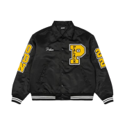 Palace Satin Varsity Jacket Black - 22FW