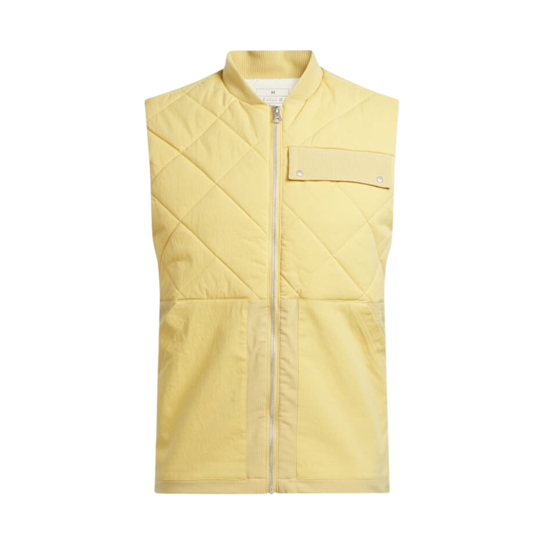 IT2360 Adidas Golf Go-To Quilted DWR Full-Zip Vest Oat - KR Sizing