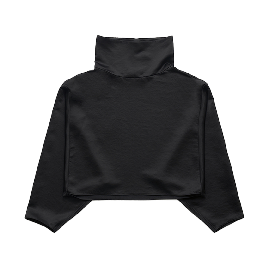 FV25A_BL04BK000 FARVEN Leaf Satine Blouse Black