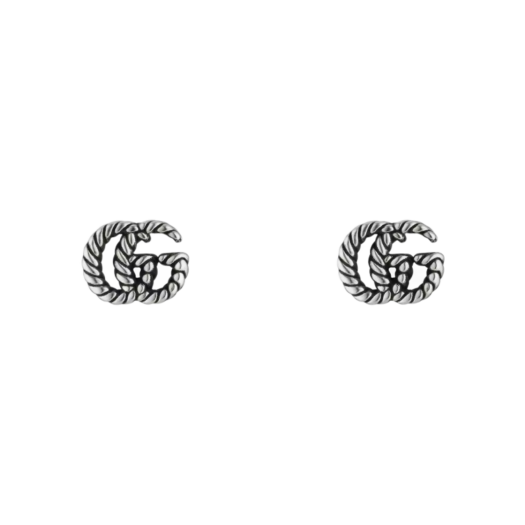Gucci Double G Earrings Silver