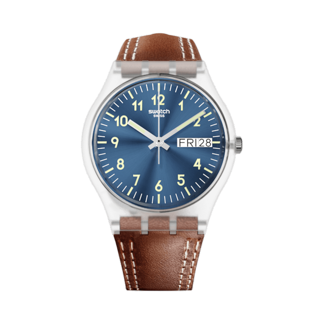 스와치 윈디 듄 쿼츠 브라운(Swatch Windy Dune Quartz Brown) - 1