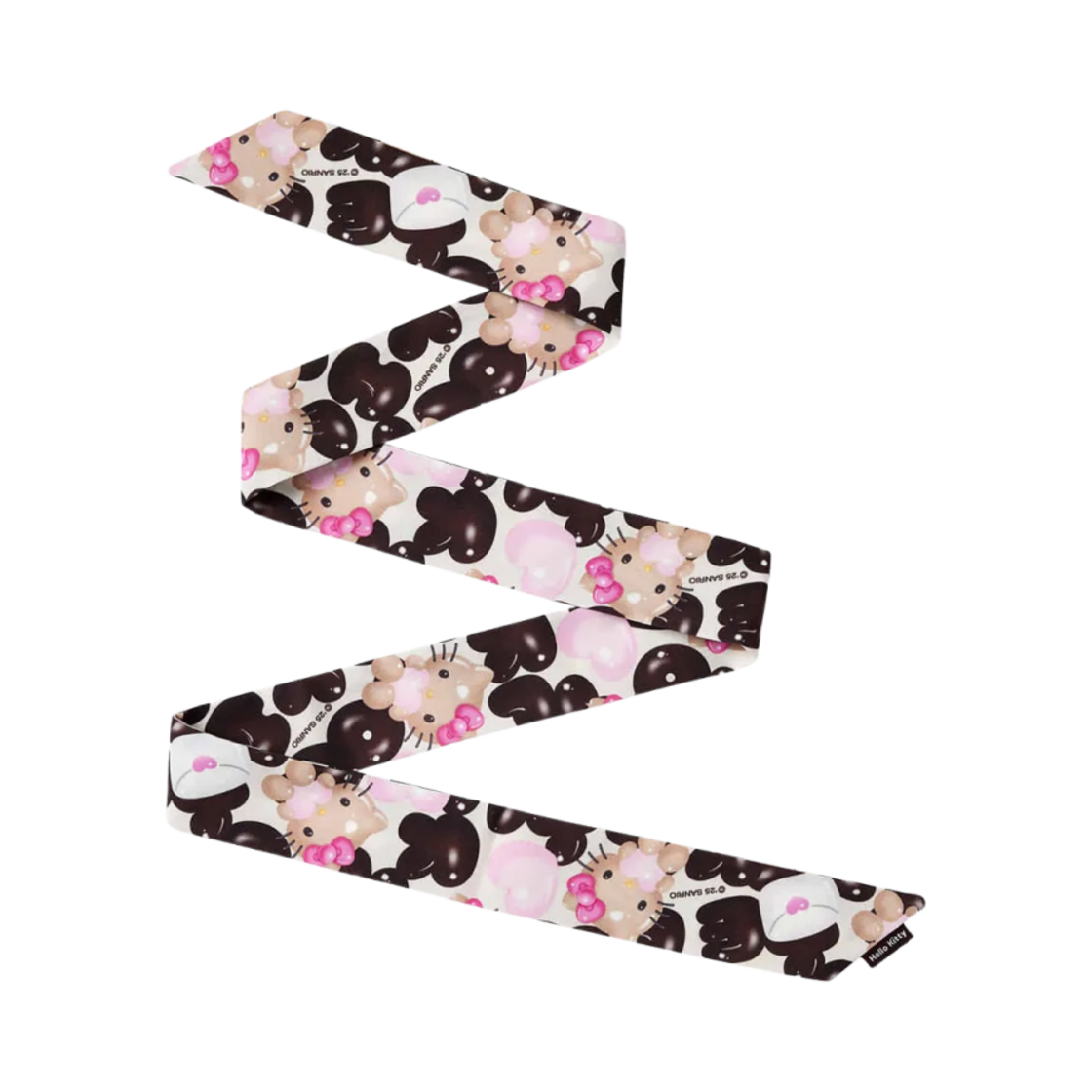토앤토 x 산리오 탠 헬로키티 스카프 블랙(Taw&Toe x Sanrio Tan Hello Kitty Scarf Black)