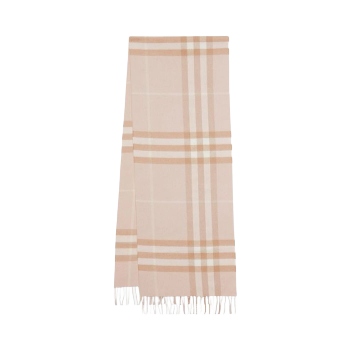 버버리 체크 캐시미어 머플러 페일 블러쉬(Burberry Check Cashmere Muffler Pale Blush) - 1