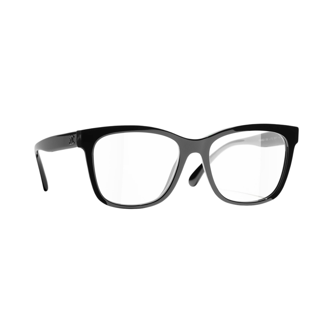 샤넬 스퀘어 프레임 아세테이트 & 블랙 그린(Chanel Square Eyeglasses Acetate & Black Green) - 3