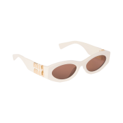 Miu Miu Miu Glimpse Sunglasses Chocolate Brown Lens