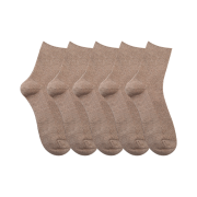 [3% 적립] (W) Aone Premium Knit Mini Socks 5-Pack Beige