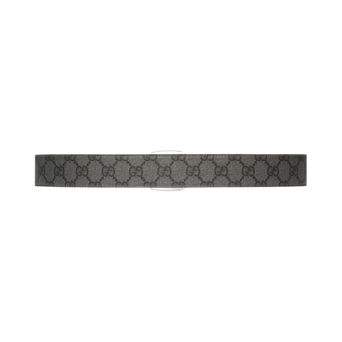 구찌 벨트 인터로킹 G 디테일 그레이 블랙 슈프림(Gucci Belt with Interlocking G Detail Grey Black Supreme) - 2