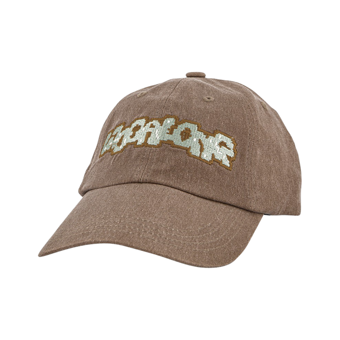 WL243WCA03UBRW MELLOW Bitmap Solid Ball Cap Brown
