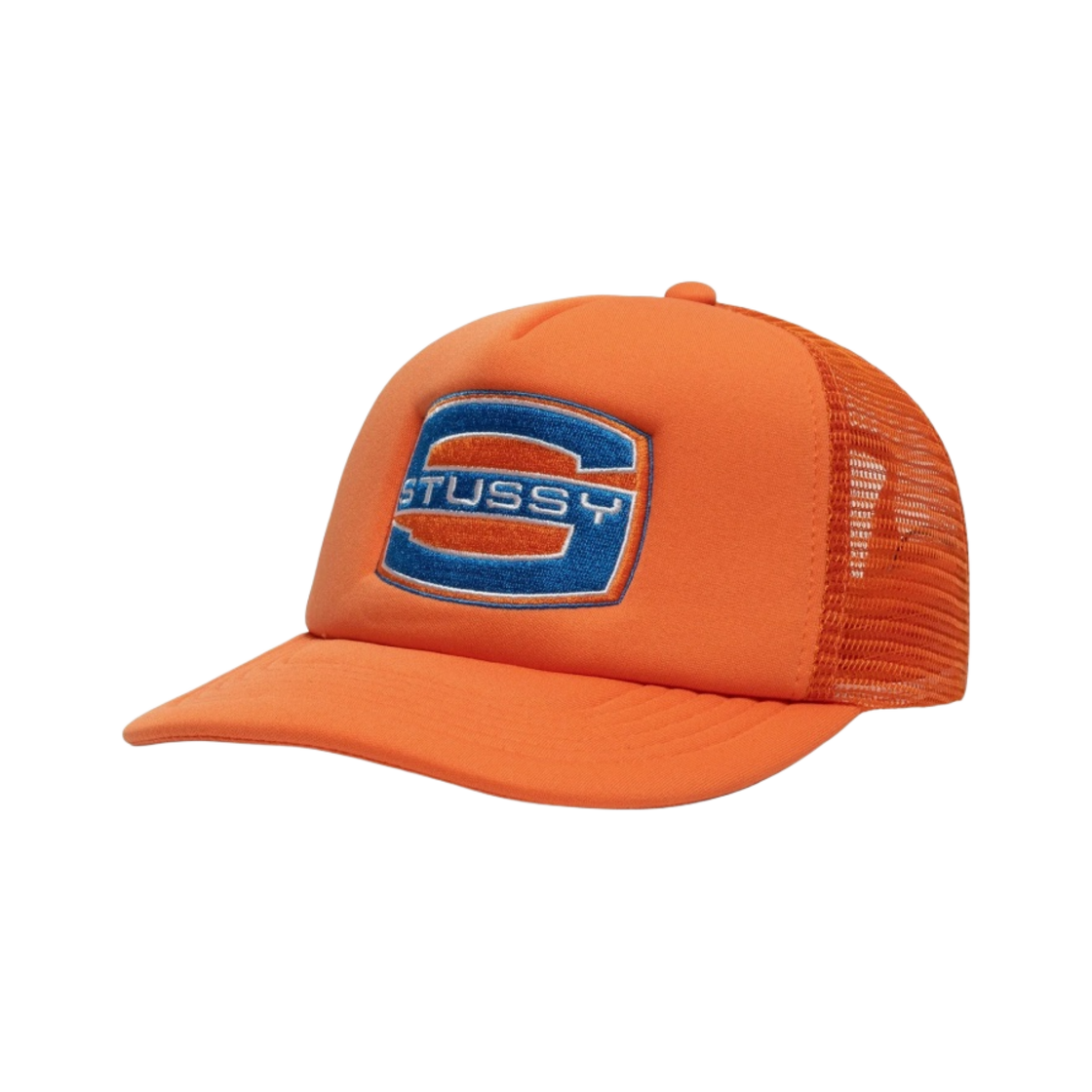 스투시 슈퍼 S 메쉬 트러커 캡 오렌지(Stussy Super S Mesh Trucker Cap Orange) - 1