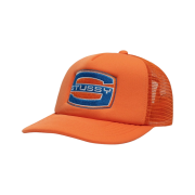Stussy Super S Mesh Trucker Cap Orange