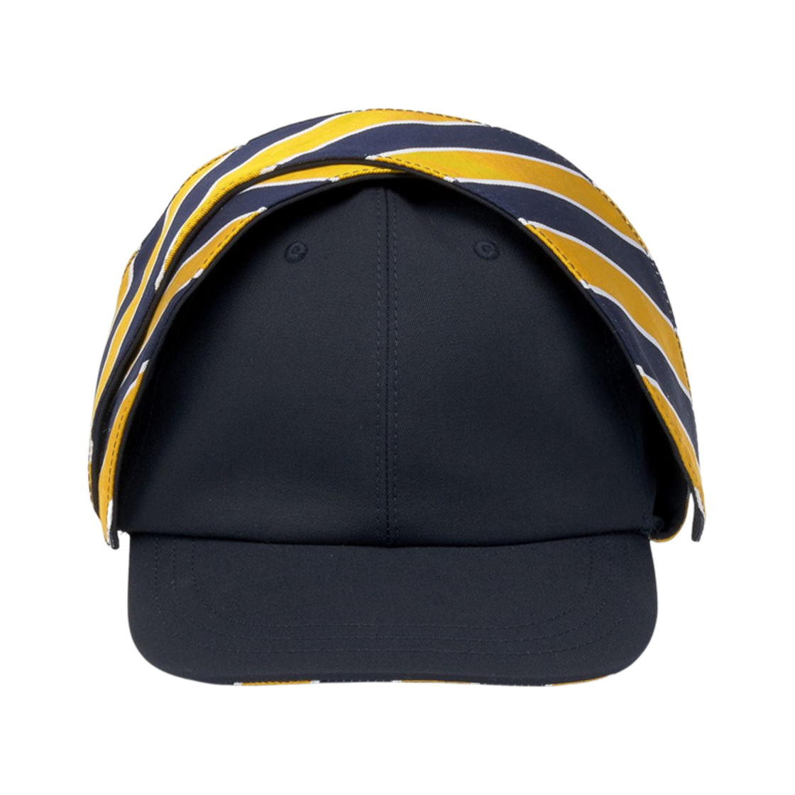 MHC350A-F0169-415 Thom Browne Wool Cap Navy