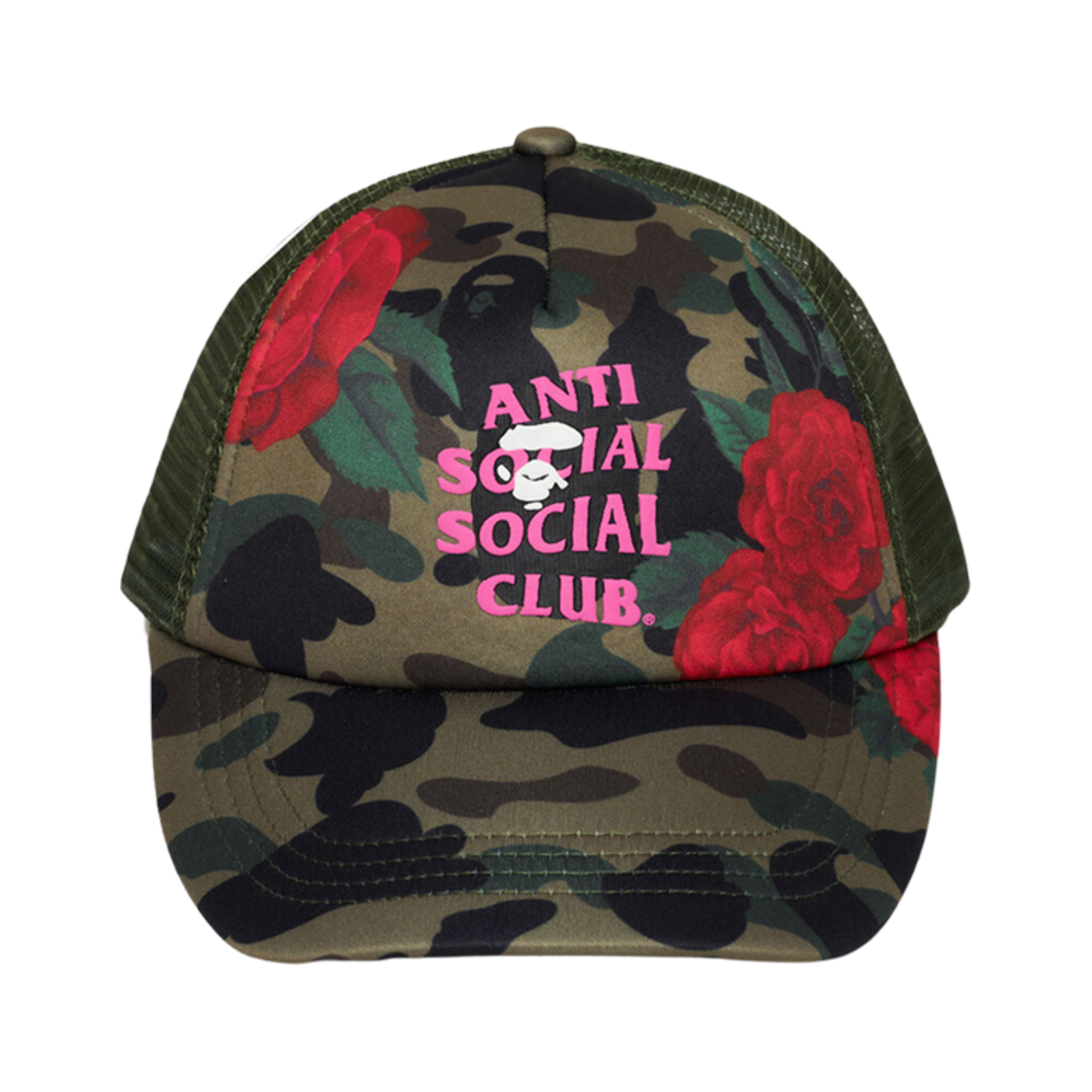 베이프 x 안티 소셜 소셜 클럽 메쉬 캡 그린(BAPE x Anti Social Social Club Mesh Cap Green) - 2