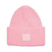Acne Studios Ribbed Beanie Hat Blush Pink