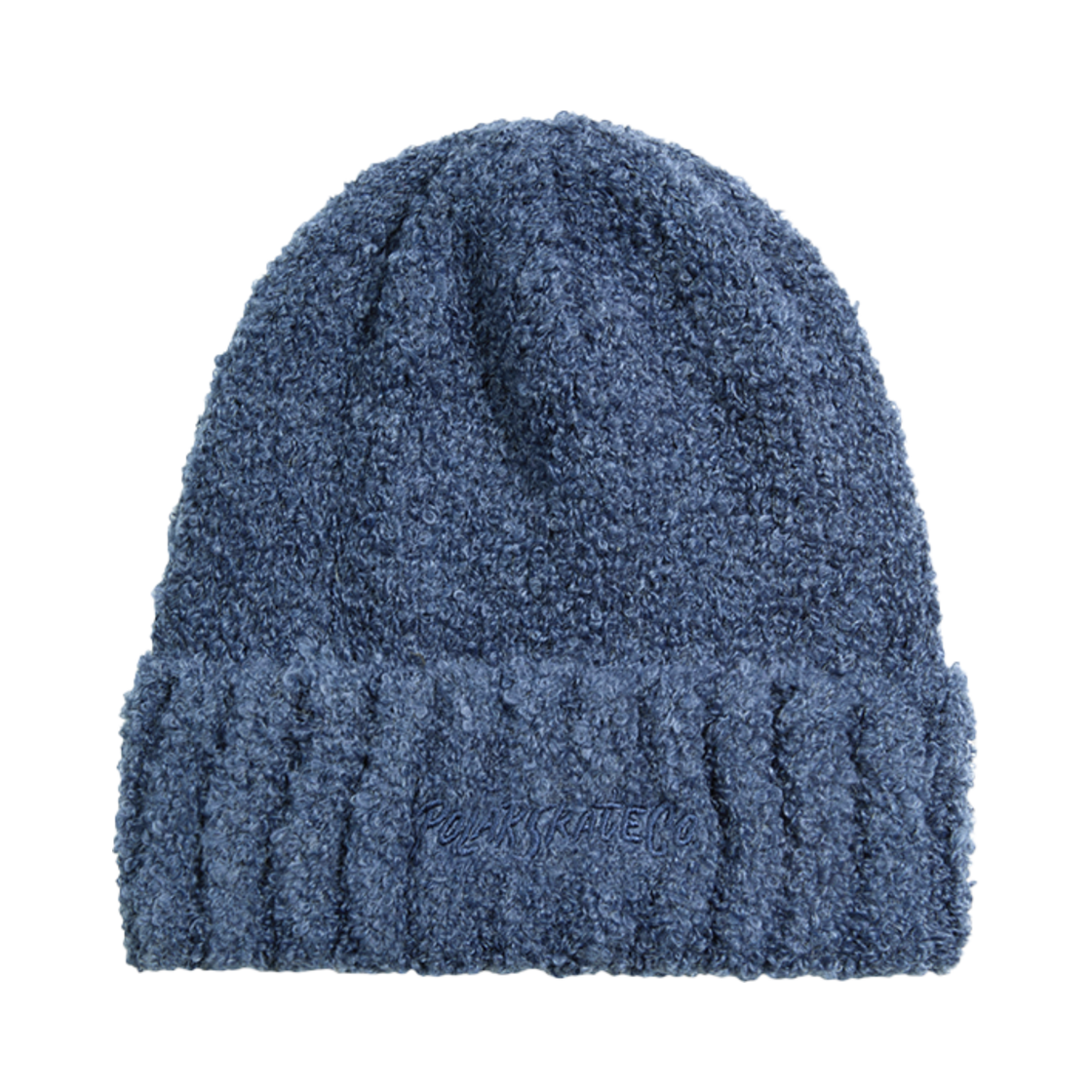 P000BINI Polar Skate Co. Fluff Beanie Blue Melange