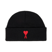 AMI de Coeur Beanie Black