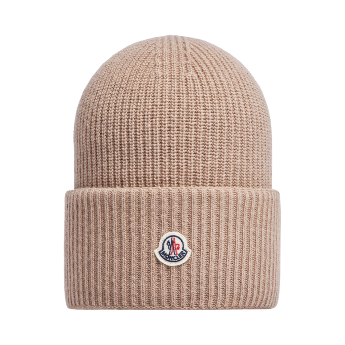 J2-093-3B00048-M1241-513 (W) Moncler Wool Beanie Beige - 24FW