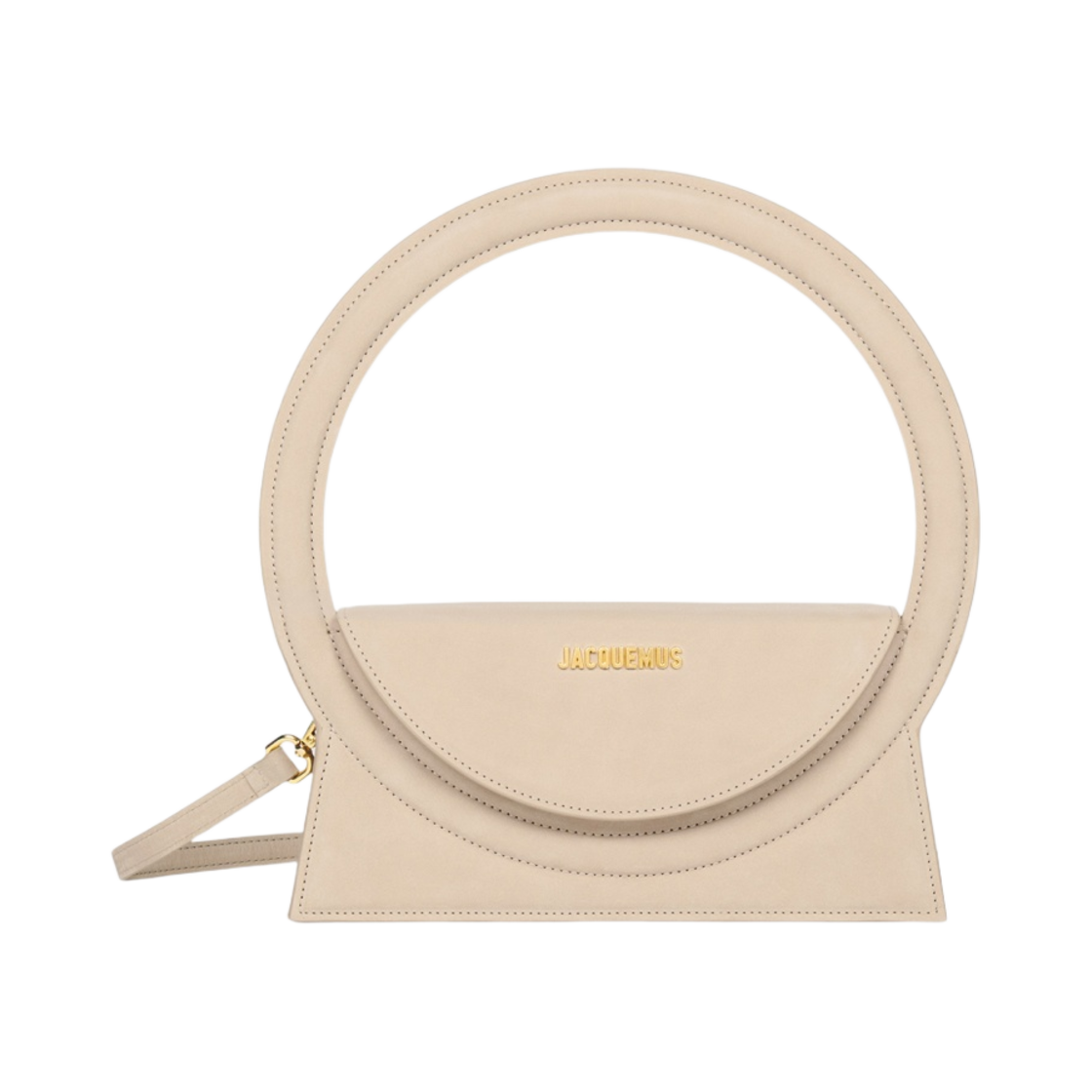 자크뮈스 르 삭 론드 서클 퍼스 다크 베이지(Jacquemus Le Sac Rond Circle Purse Dark Beige) - 1