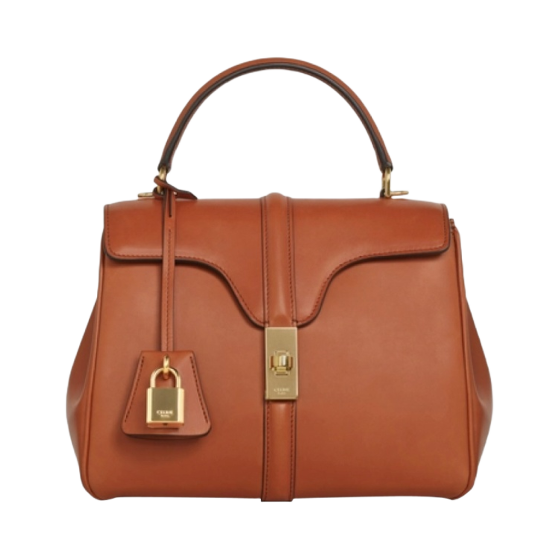 셀린느 내츄럴 카프스킨 스몰 16 백 탄(Celine Small 16 Bag in Natural Calfskin Tan) - 1