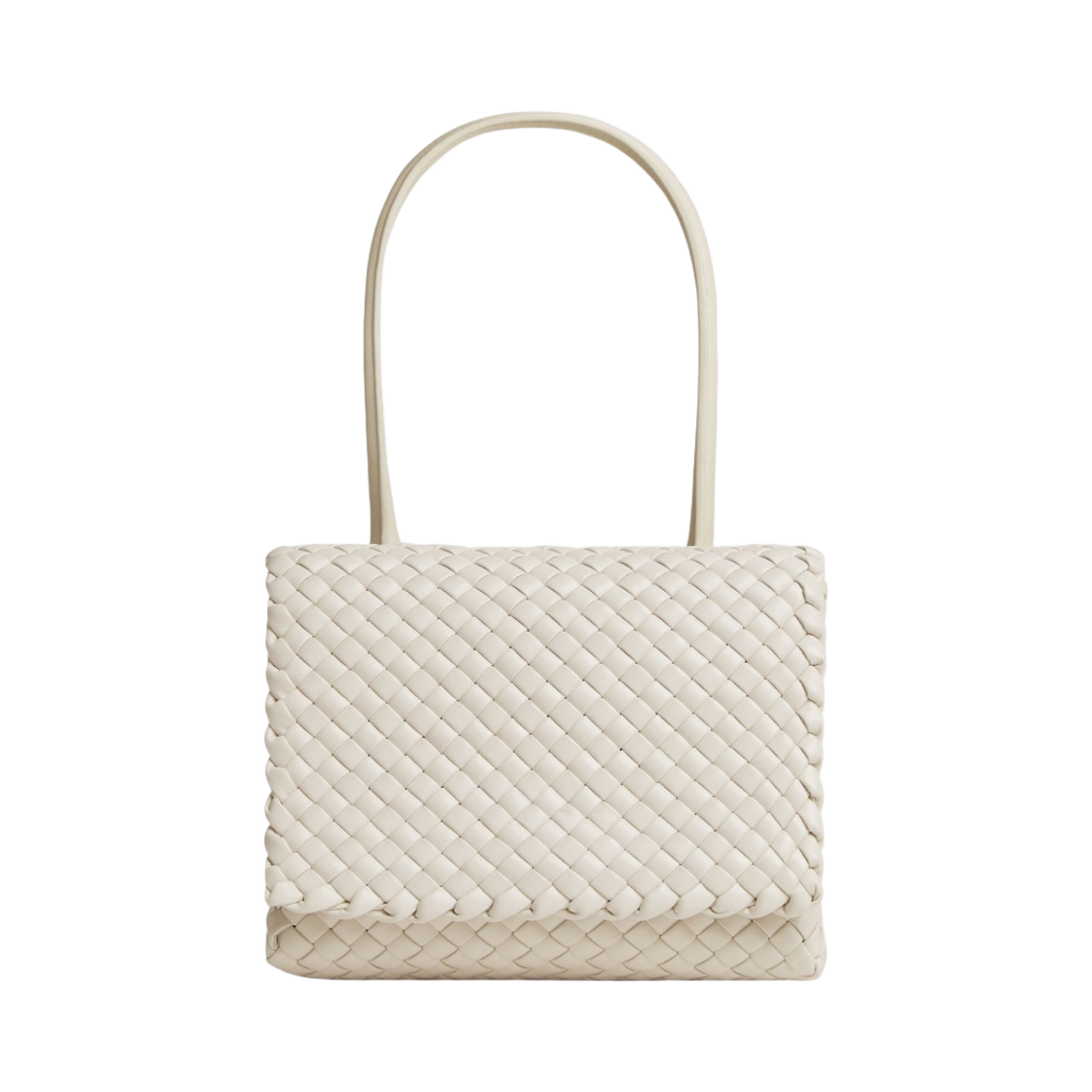 보테가 베네타 파티 탑 핸들백 초크(Bottega Veneta Patti Top Handle Bag Chalk) - 1