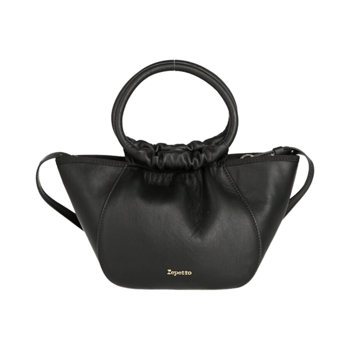 M0767VE410 Repetto Petit Cabas Alicia Crossbody Bag Black