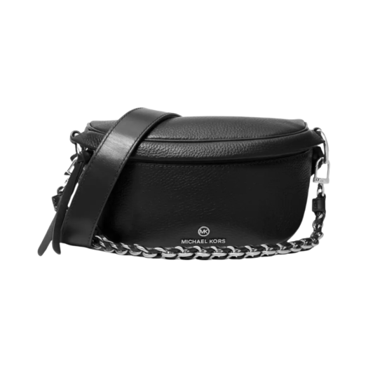 Michael Kors Slater Extra Small Pebbled Leather Sling Pack Black