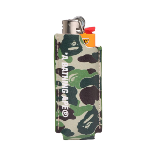 0ZXACM182057N BAPE ABC Camo Lighter Case Green