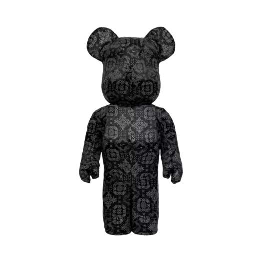 Bearbrick x Clot x Nike 1000% Black Silk