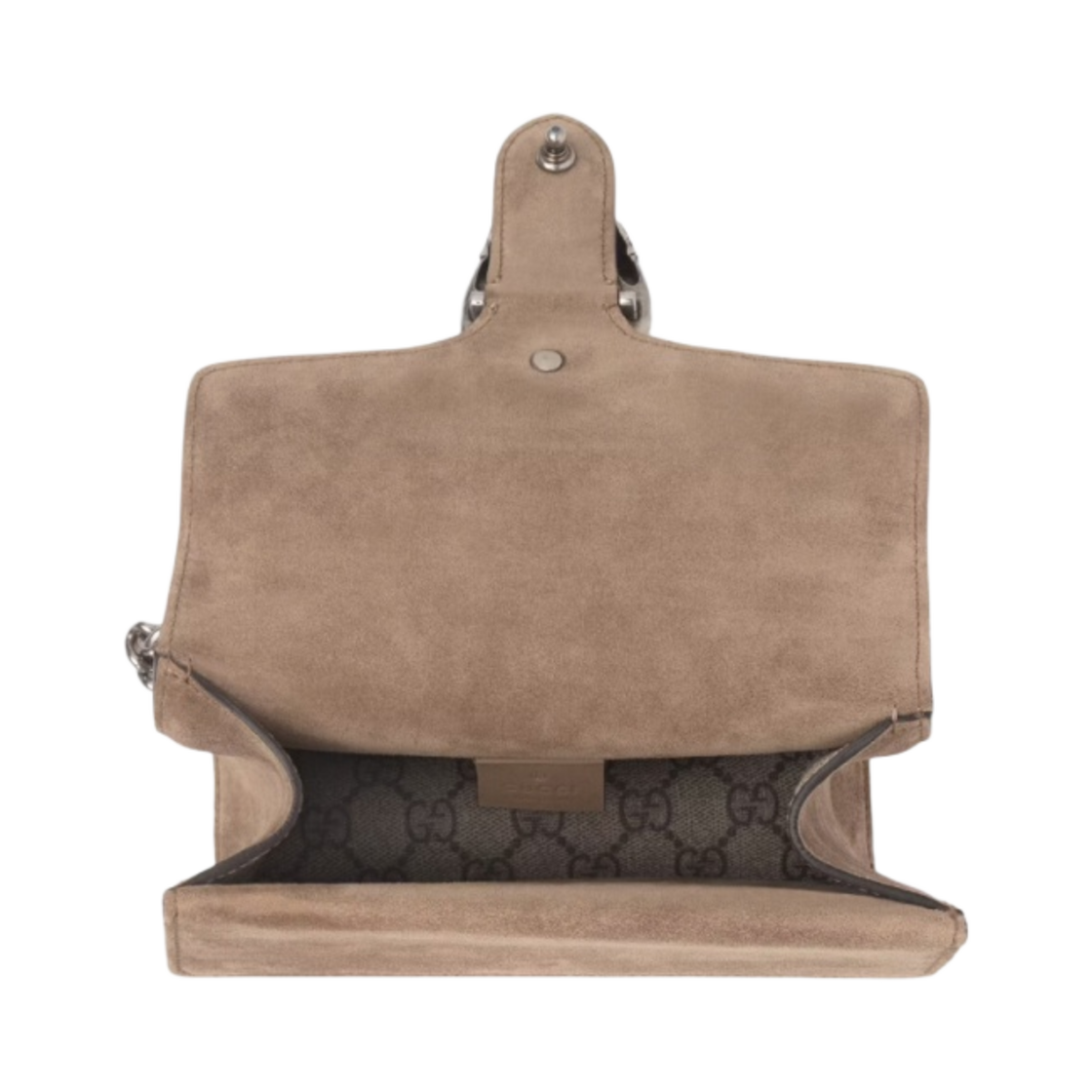 구찌 디오니서스 GG 슈프림 미니백 베이지 에보니 토프(Gucci Dionysus GG Supreme Mini Bag Beige Ebony Taupe) - 3