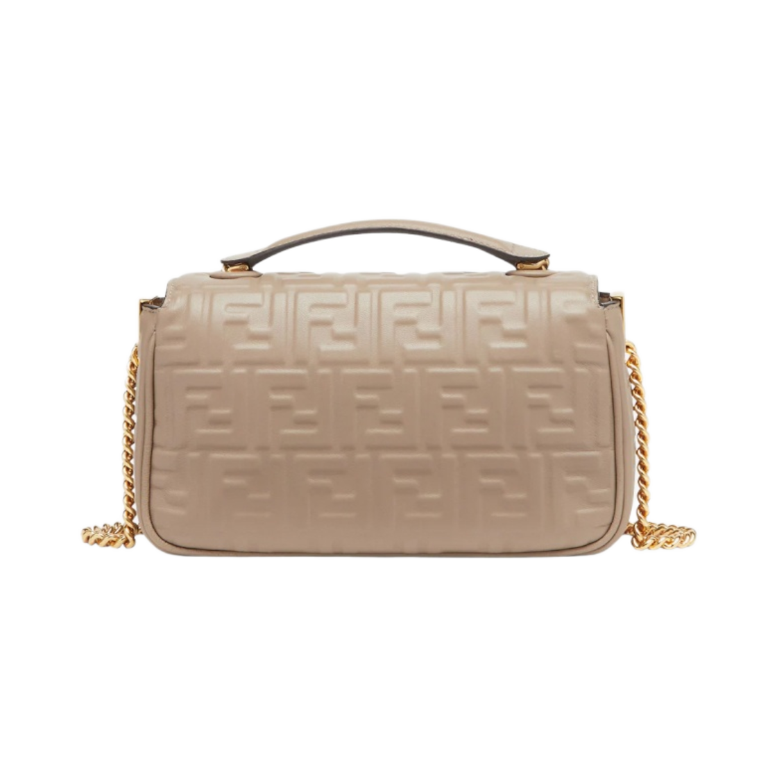 펜디 바게트 체인 미디 레더백 베이지(Fendi Baguette Chain Midi Leather Bag Beige) - 3
