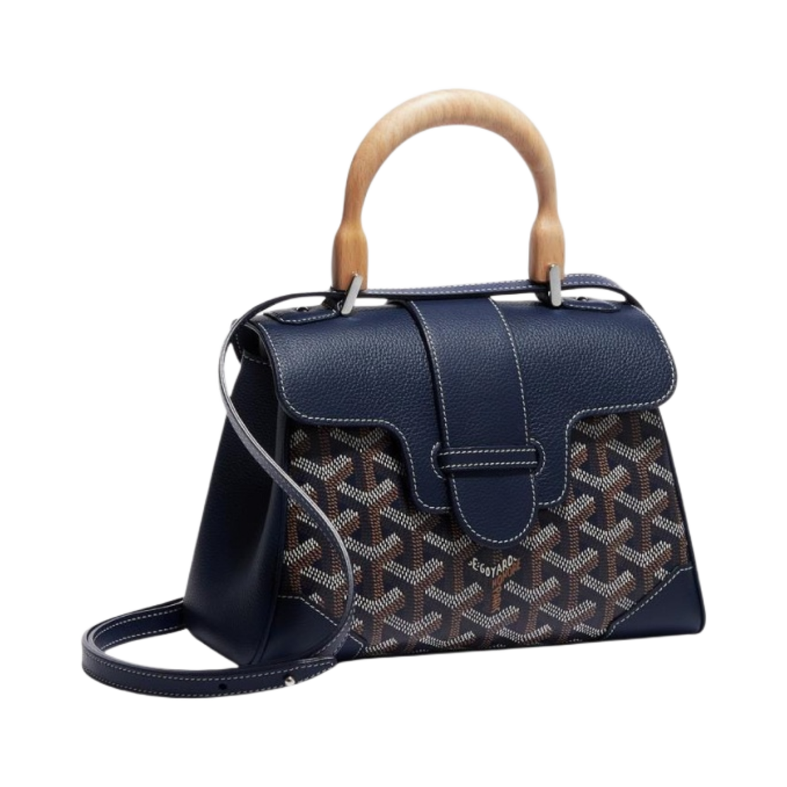 - Goyard Saigon Souple Mini Bag Navy Blue