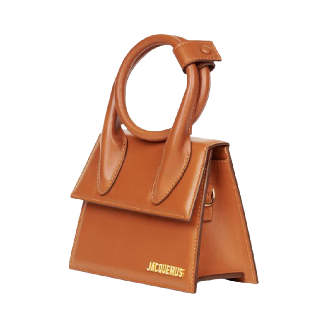 자크뮈스 르 치키토 노드 코일드 핸드백 라이트 브라운(Jacquemus Le Chiquito Noeud Coiled Handbag Light Brown) - 2