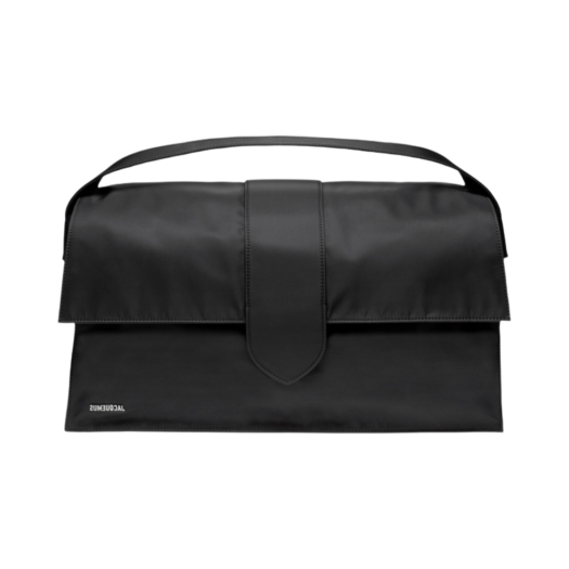 Jacquemus Le Chouchou Le Bambino De Voyage Weekender Flap Bag Black