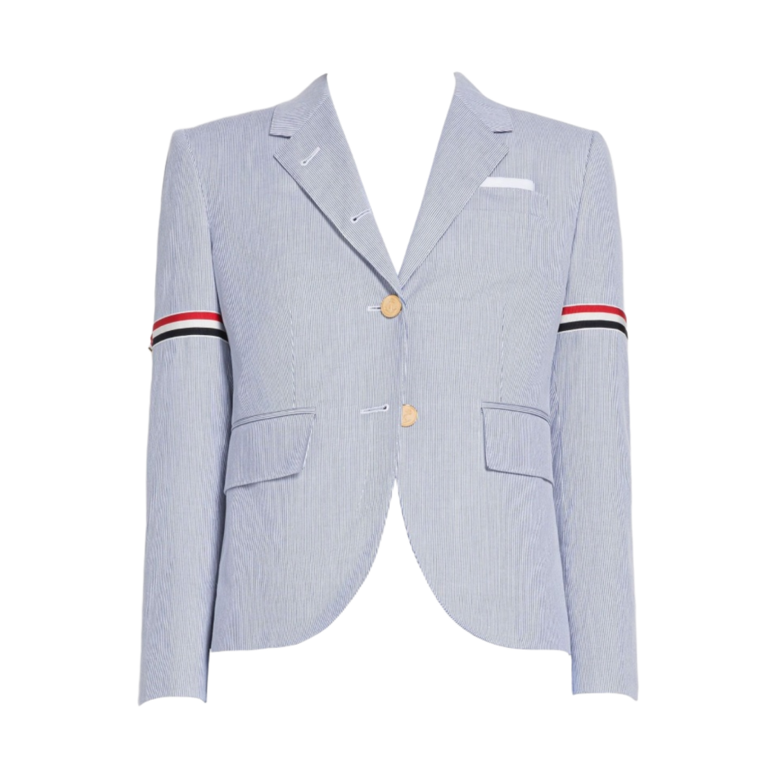 FBC010O-06272-415 (W) Thom Browne Pincord High Armhole Sport Coat Navy