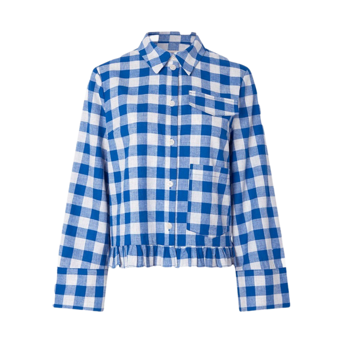 KW4CJABBP02BL Baum und Pferdgarten Miluna Blue Sailor Check - 24FW
