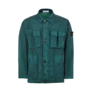 Stone Island 41620 Nylon Metal Watro-TC in Econyl Regenerated Nylon Field Jacket Bottle Green - 23SS