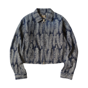 Kapital 12 oz. Magpie Denim Drizzler Jacket Dark Indigo