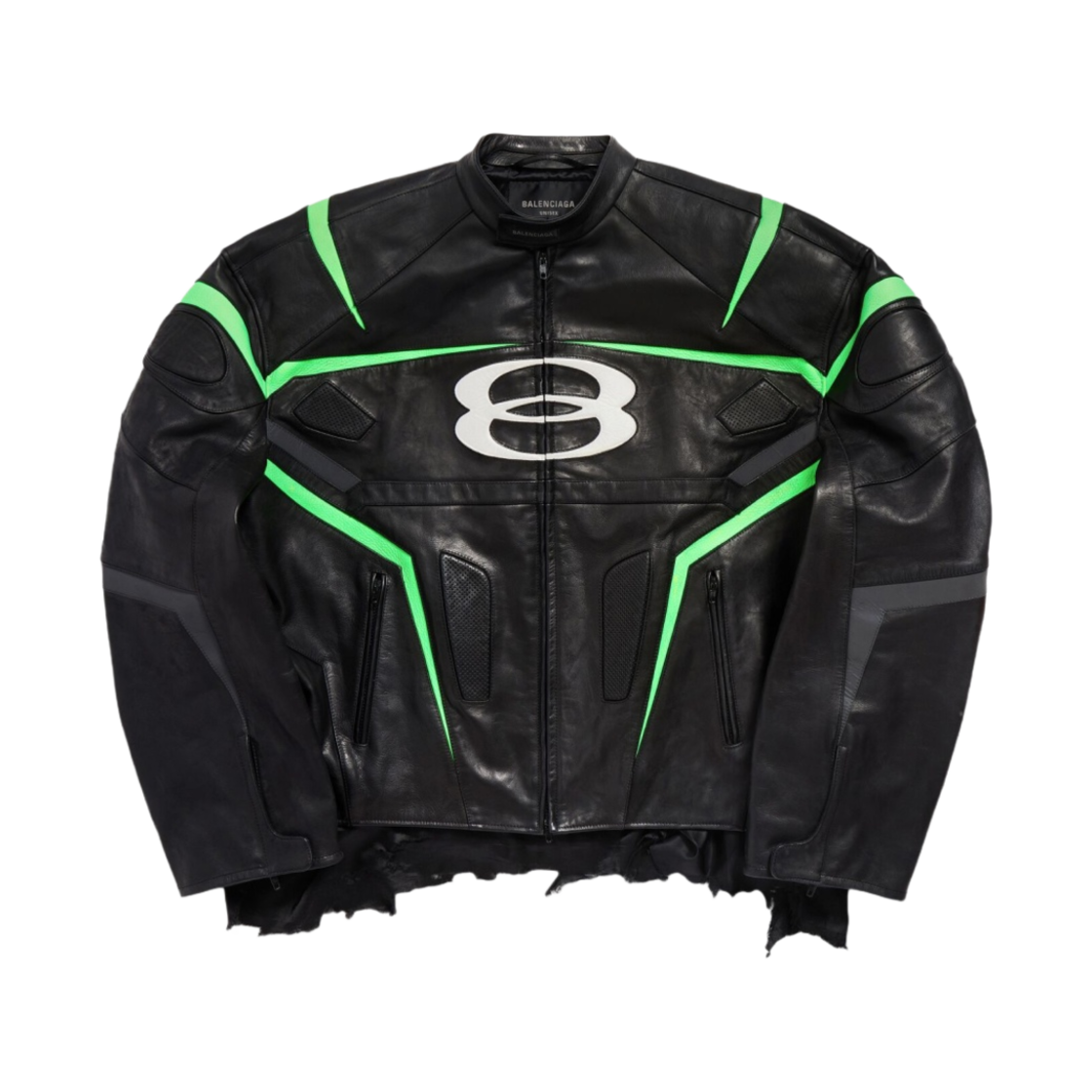 발렌시아가 유니티 스포츠 아이콘 레이서 자켓 블랙