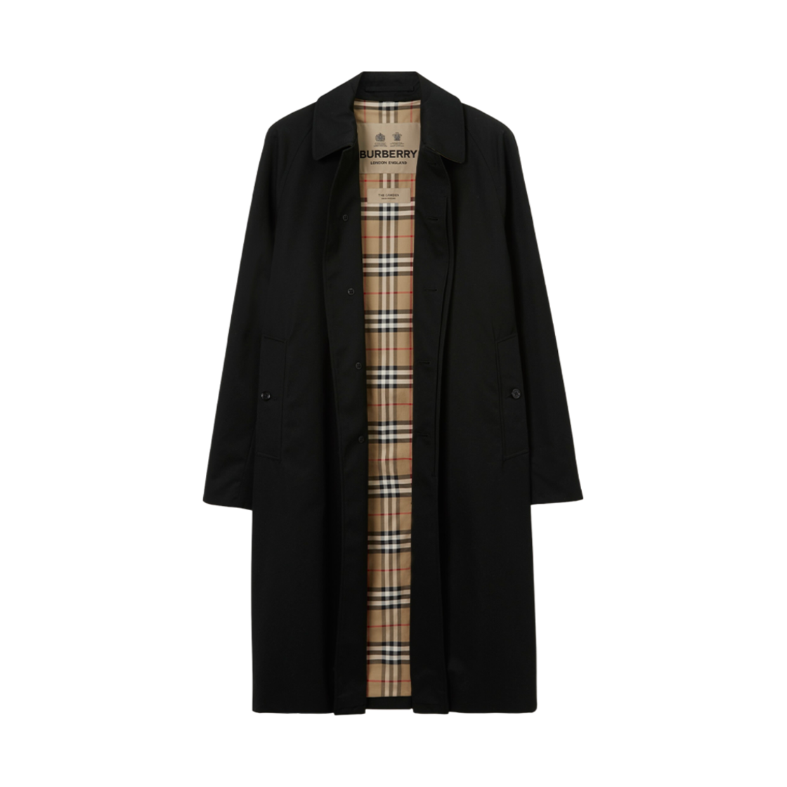 버버리 캠든 헤리티지 카 코트 블랙(Burberry Camden Heritage Car Coat Black) - 2