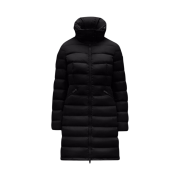(W) Moncler Flammette Long Down Jacket Black - 23FW