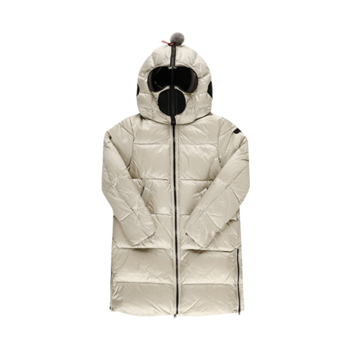 (키즈) AI 라이더스 립스탑 고글 롱 다운 자켓 그레이((Kids) AI Riders Ripstop Goggle Long Down Jacket Grey)