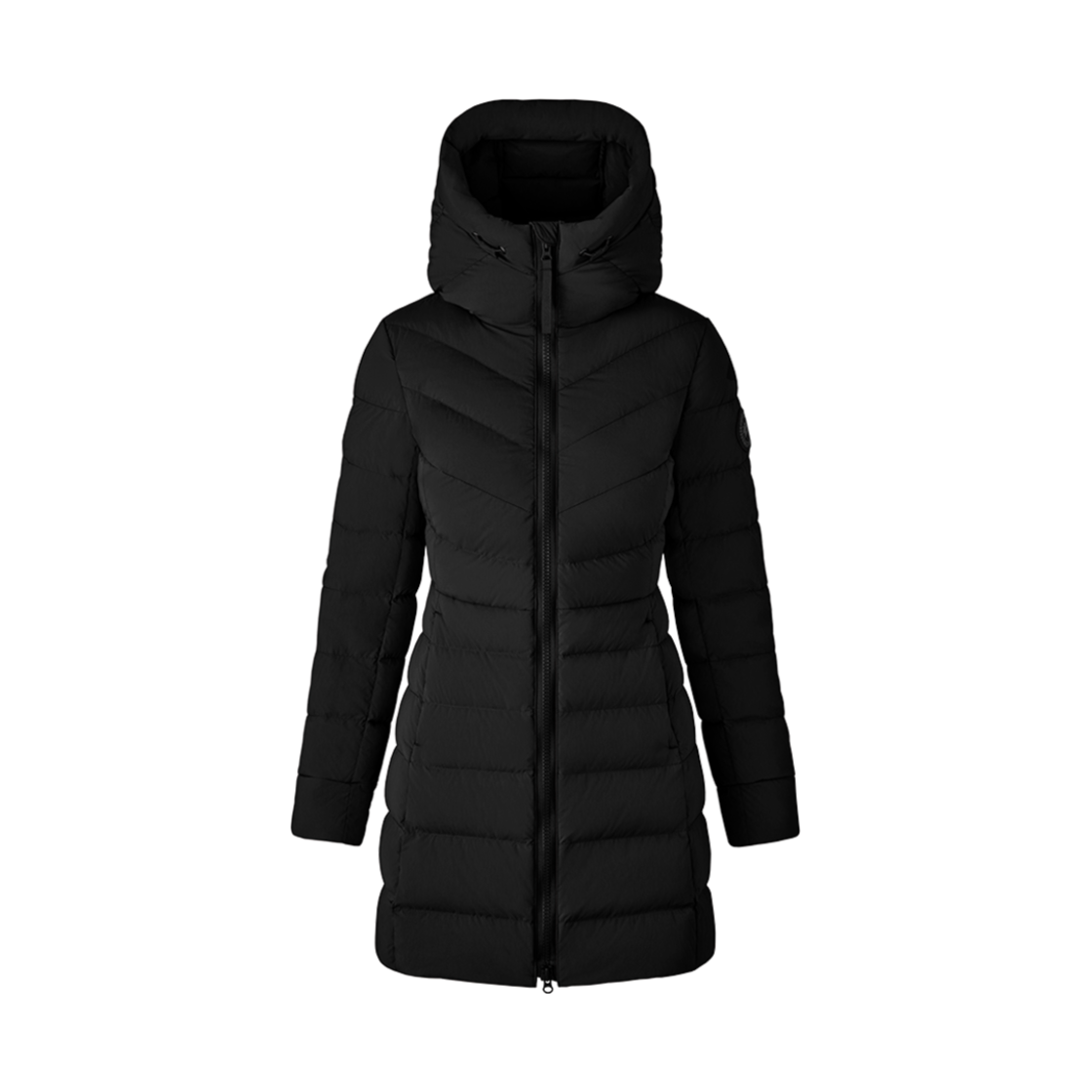 (W) 캐나다 구스 클레어 코트 블랙 라벨 블랙((W) Canada Goose Clair Coat Black Label Black)